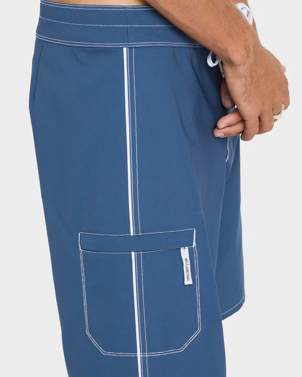 BILLABONG PIPED PRO MENS 20 INCH BOARDSHORTS DARK DENIM SURF SHORTS