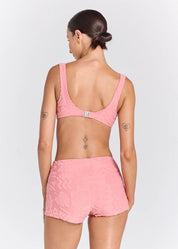 POOLSIDE PARADISO MAI TAI SOLSTICE BIKINI TOP – ROSE