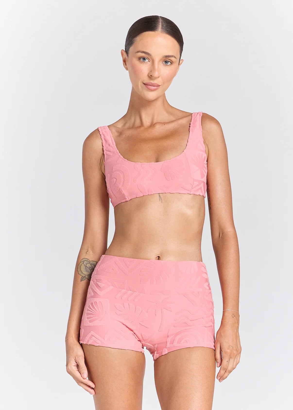 POOLSIDE PARADISO MAI TAI SURF BIKINI BOTTOM – ROSE