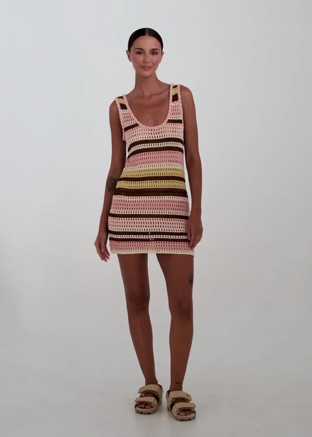 POOLSIDE PARADISO MOJITO KNIT SUNDREAMER DRESS – SUNRISE