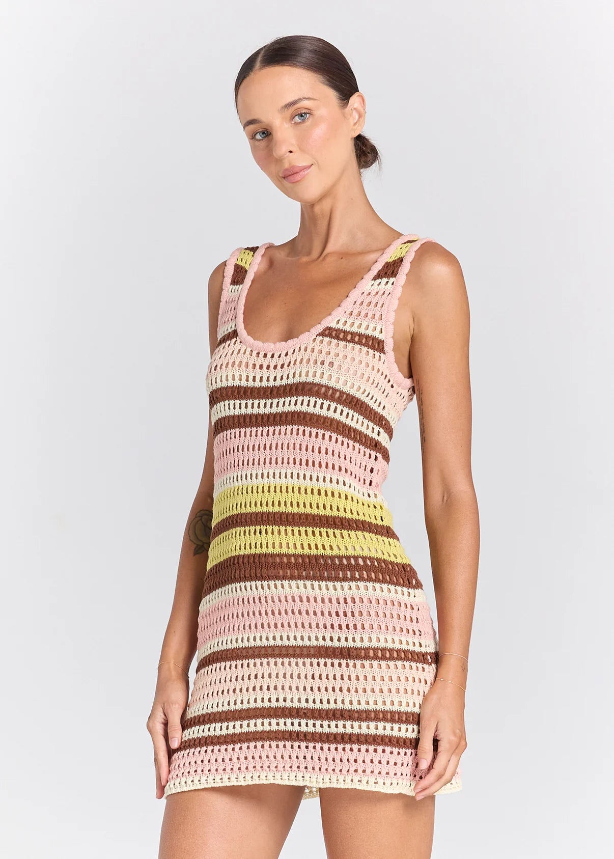 POOLSIDE PARADISO MOJITO KNIT SUNDREAMER DRESS – SUNRISE