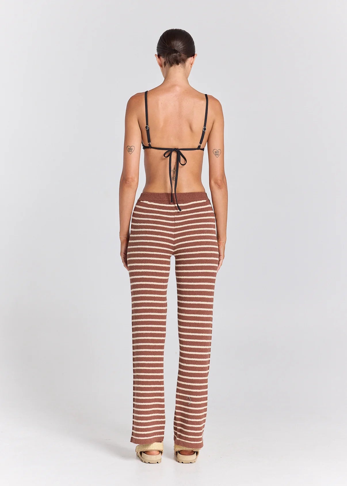 POOLSIDE PARADISO SURFSIDE FLEETWOOD KNIT PANT – COCOA