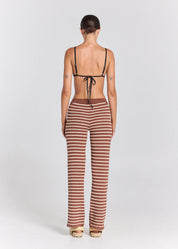 POOLSIDE PARADISO SURFSIDE FLEETWOOD KNIT PANT – COCOA