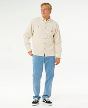 RIP CURL PREMIUM SURF CORD LONG SLEEVE SHIRT SAND DUNE