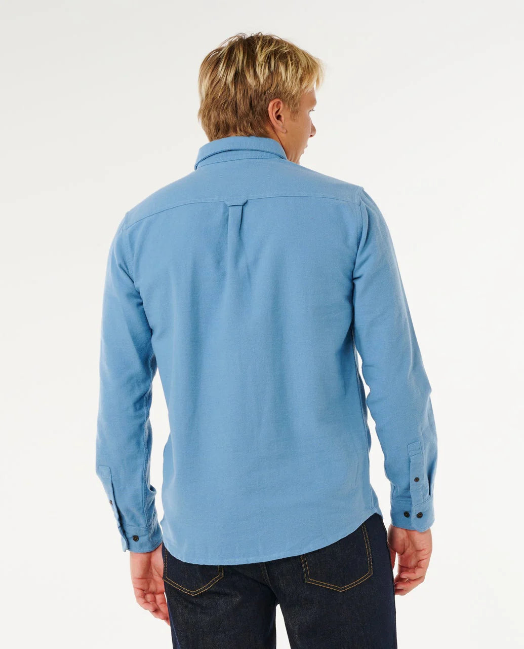 RIP CURL PREMIUM SURF LONG SLEEVE SHIRT BLUEFIN