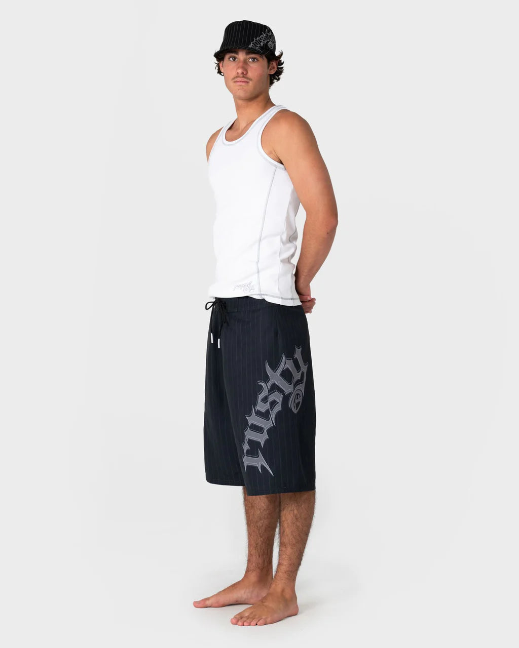 RUSTY PRIMAL RIOT 24 INCH BOARDSHORT MENS BLACK