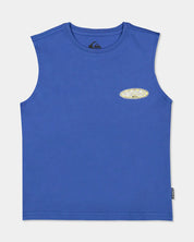 QUIKSILVER BOYS 2-7 TUNNEL VISION MUSCLE TOP – MONACO BLUE