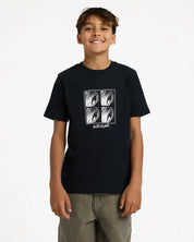 QUIKSILVER BOYS 8-16 GREEN ROOM T-SHIRT – BLACK