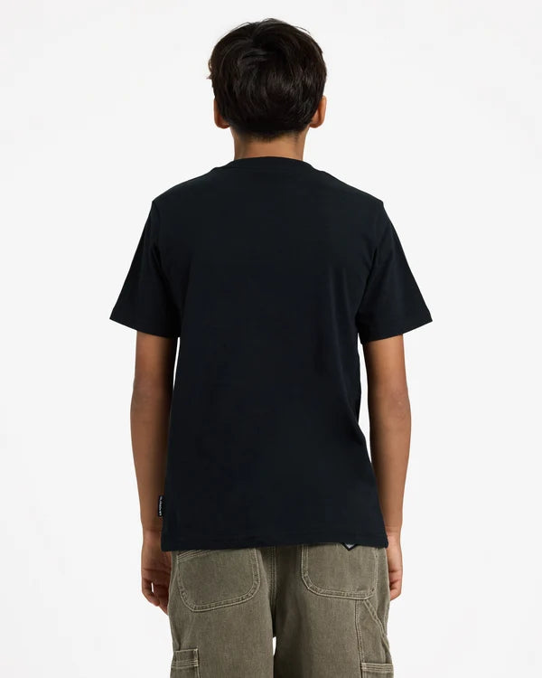 QUIKSILVER BOYS 8-16 GREEN ROOM T-SHIRT – BLACK