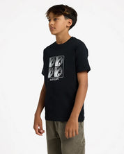 QUIKSILVER BOYS 8-16 GREEN ROOM T-SHIRT – BLACK