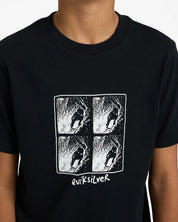 QUIKSILVER BOYS 8-16 GREEN ROOM T-SHIRT – BLACK