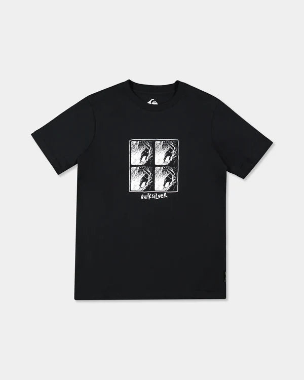 QUIKSILVER BOYS 8-16 GREEN ROOM T-SHIRT – BLACK