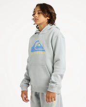 QUIKSILVER BOYS COMP LOGO PULLOVER HOODIE KIDS FLEECE SURF HOODIE QUARRY 8-16