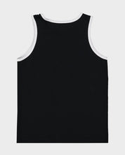 QUIKSILVER BOYS LO RES TANK TOP 2–7 – KIDS SURF SINGLET WITH GRAPHIC IN BLACK