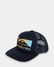 QUIKSILVER BOYS VERMIN PACK CAP 2–7 – KIDS FOAM TRUCKER HAT IN DARK NAVY