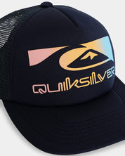 QUIKSILVER BOYS VERMIN PACK CAP 2–7 – KIDS FOAM TRUCKER HAT IN DARK NAVY