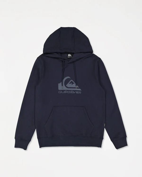 QUIKSILVER COMP LOGO PULLOVER HOODIE MENS FLEECE SURF HOODIE DARK NAVY