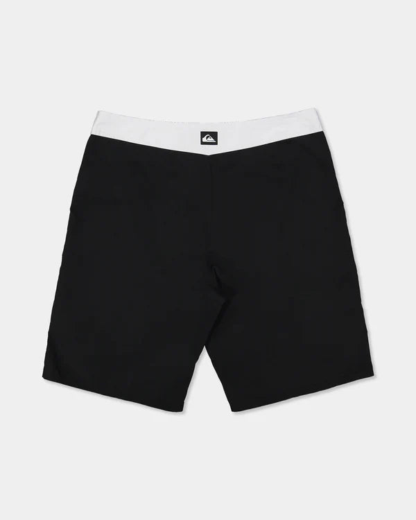 QUIKSILVER MENS EVERYDAY OMNI LOGO 17" BOARDSHORTS – BLACK