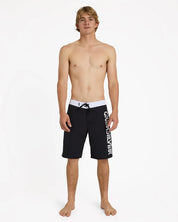 QUIKSILVER MENS EVERYDAY OMNI LOGO 17" BOARDSHORTS – BLACK