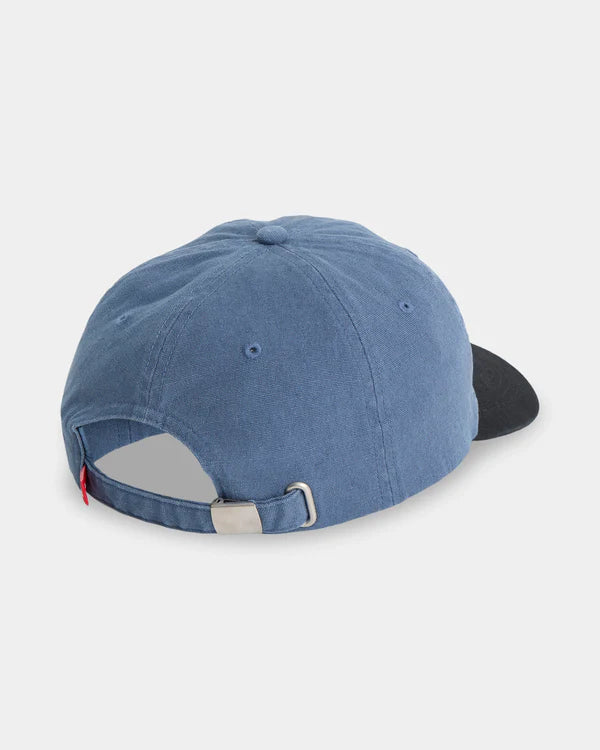 QUIKSILVER MENS IMPAIRED 6 PANEL CAP – DARK DENIM