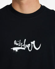 QUIKSILVER MENS IMPAIRED T-SHIRT – BLACK