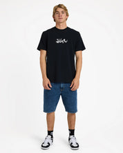 QUIKSILVER MENS IMPAIRED T-SHIRT – BLACK
