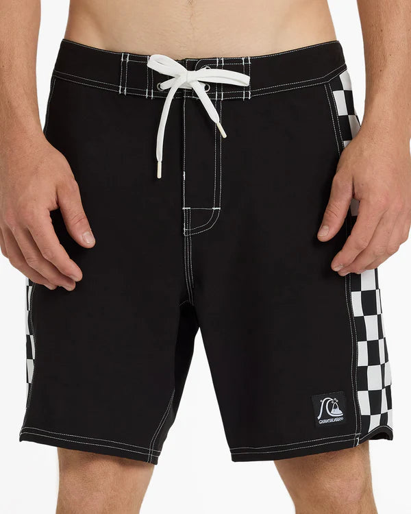 QUIKSILVER MENS ORIGINAL ARCH 18" BOARDSHORTS – BLACK