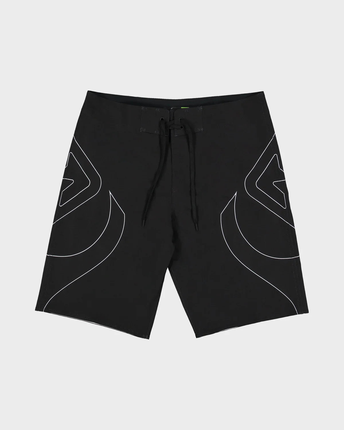 QUIKSILVER MENS INTERCEPTOR 21" BOARDSHORTS – BLACK/WHITE