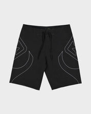 QUIKSILVER MENS INTERCEPTOR 21" BOARDSHORTS – BLACK/WHITE