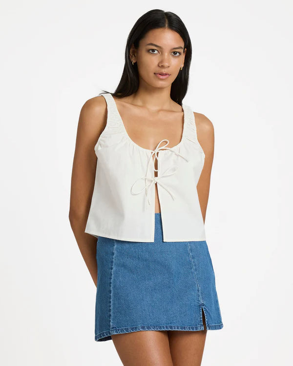 RVCA RAY WOMENS TANK TOP CLOUD SURF BEACH SINGLET
