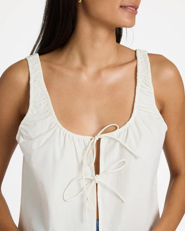 RVCA RAY WOMENS TANK TOP CLOUD SURF BEACH SINGLET