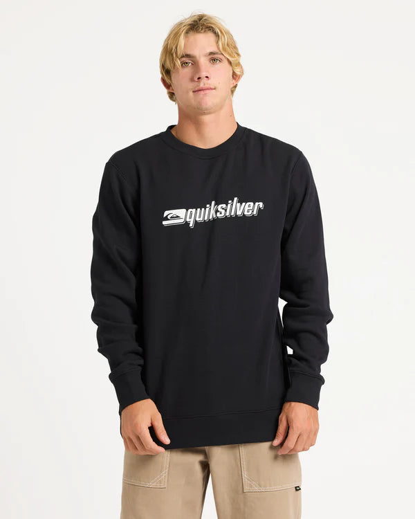 QUIKSILVER REFLEX CREW NECK BLACK