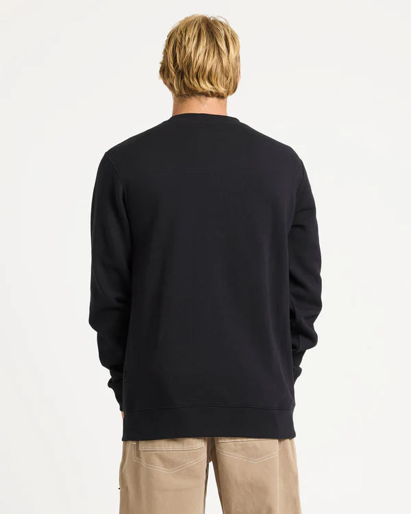 QUIKSILVER REFLEX CREW NECK BLACK
