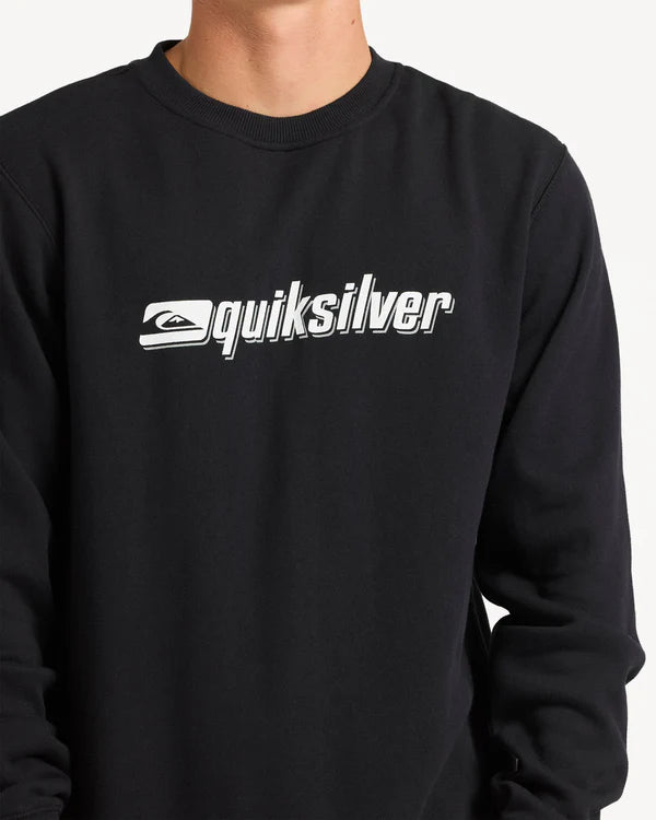 QUIKSILVER REFLEX CREW NECK BLACK