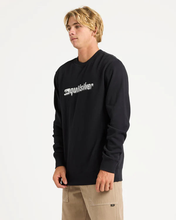 QUIKSILVER REFLEX CREW NECK BLACK
