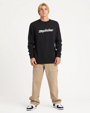 QUIKSILVER REFLEX CREW NECK BLACK