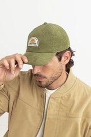 RHYTHM AWAKE CORD CAP – VINTAGE CORDUROY SIX-PANEL STRAP-BACK CAP – SAGE