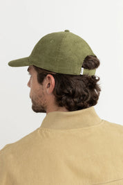 RHYTHM AWAKE CORD CAP – VINTAGE CORDUROY SIX-PANEL STRAP-BACK CAP – SAGE