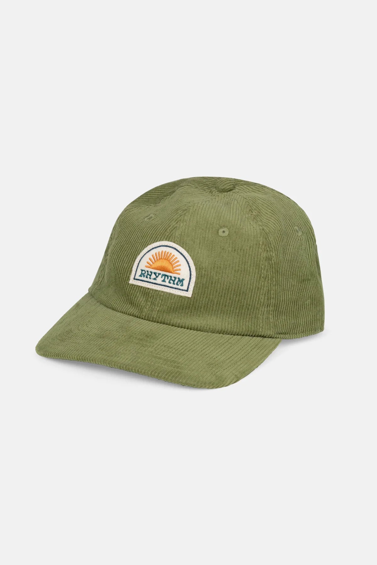 RHYTHM AWAKE CORD CAP – VINTAGE CORDUROY SIX-PANEL STRAP-BACK CAP – SAGE