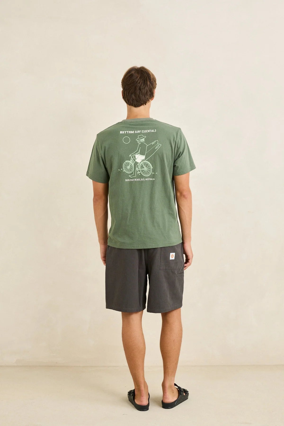 RHYTHM BIKE WANDERER SS T-SHIRT - SEAWEED