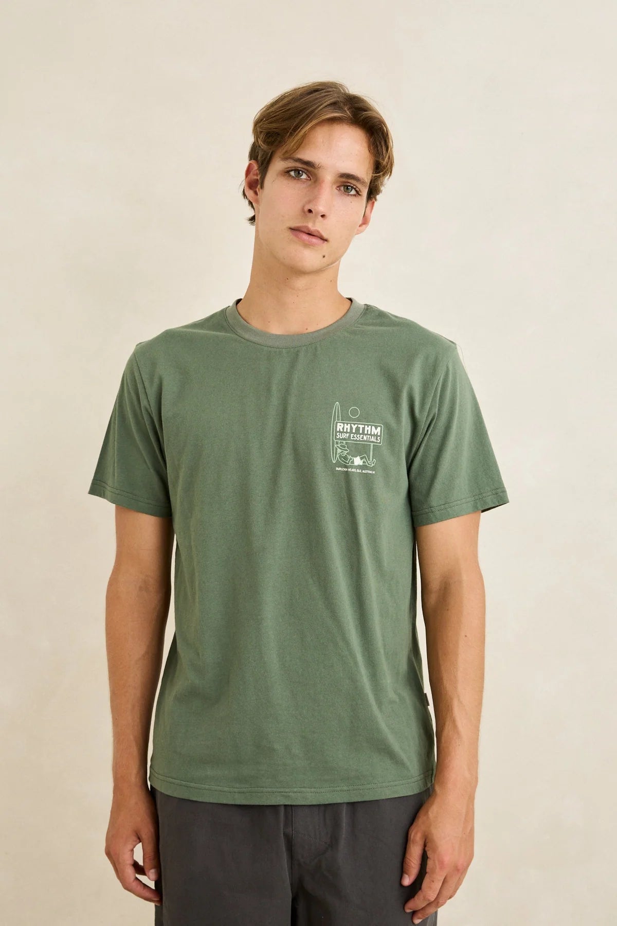 RHYTHM BIKE WANDERER SS T-SHIRT - SEAWEED