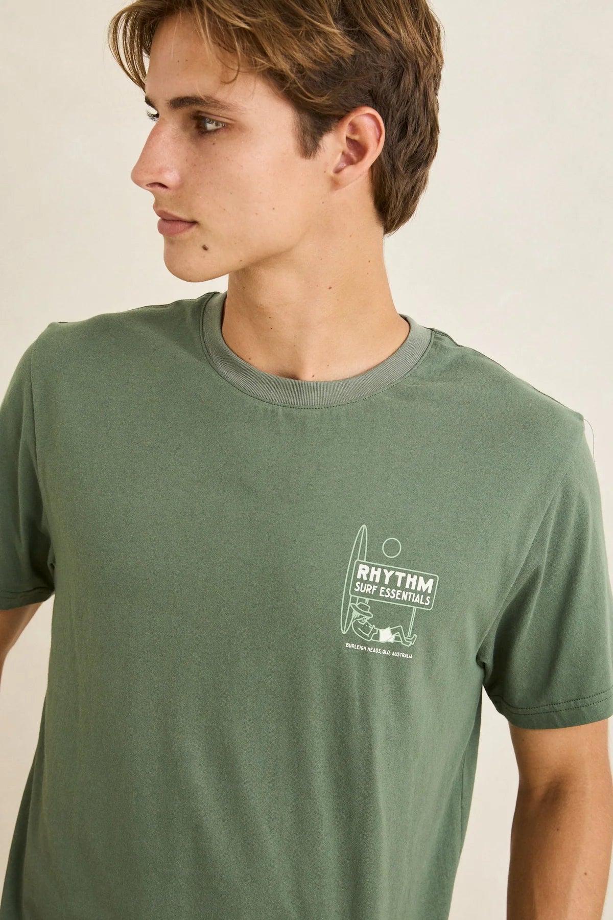 RHYTHM BIKE WANDERER SS T-SHIRT - SEAWEED