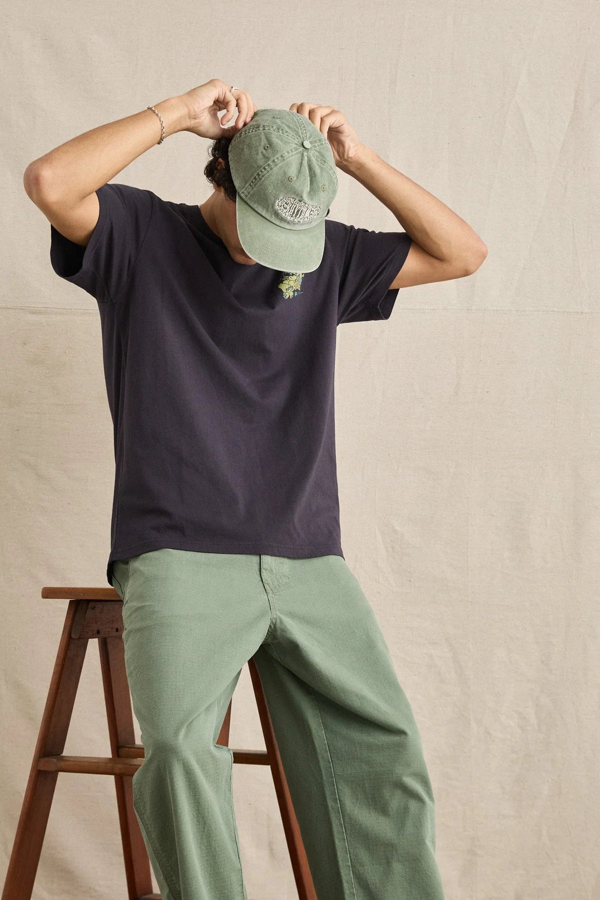 RHYTHM BREEZE CAP COTTON TWILL LOW PROFILE FERN