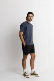 RHYTHM CLASSIC LINEN JAM SHORTS - VINTAGE BLACK