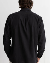 RHYTHM CLASSIC LINEN LS SHIRT - BLACK