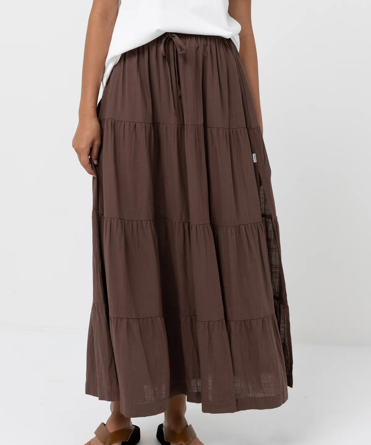 rhythm-classic-tiered-maxi-skirt-chocolate2.webp