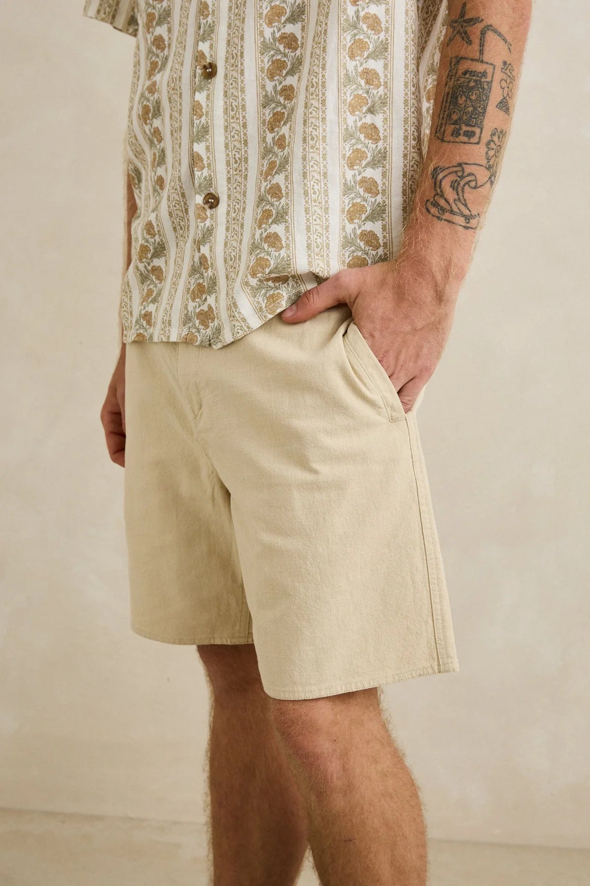 RHYTHM CUBANO SHORT – NATURAL