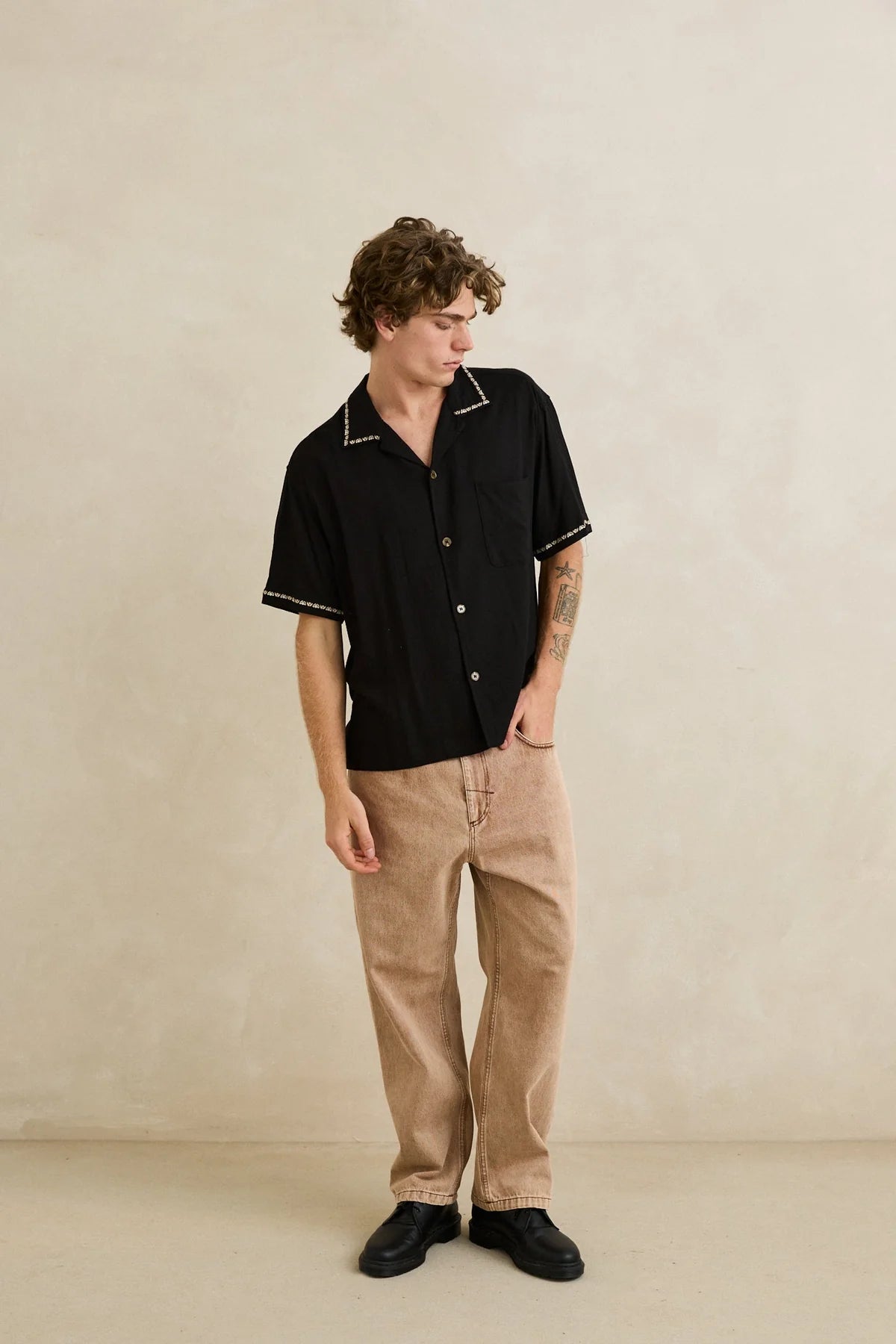 RHYTHM DIEGO SS SHIRT – BLACK