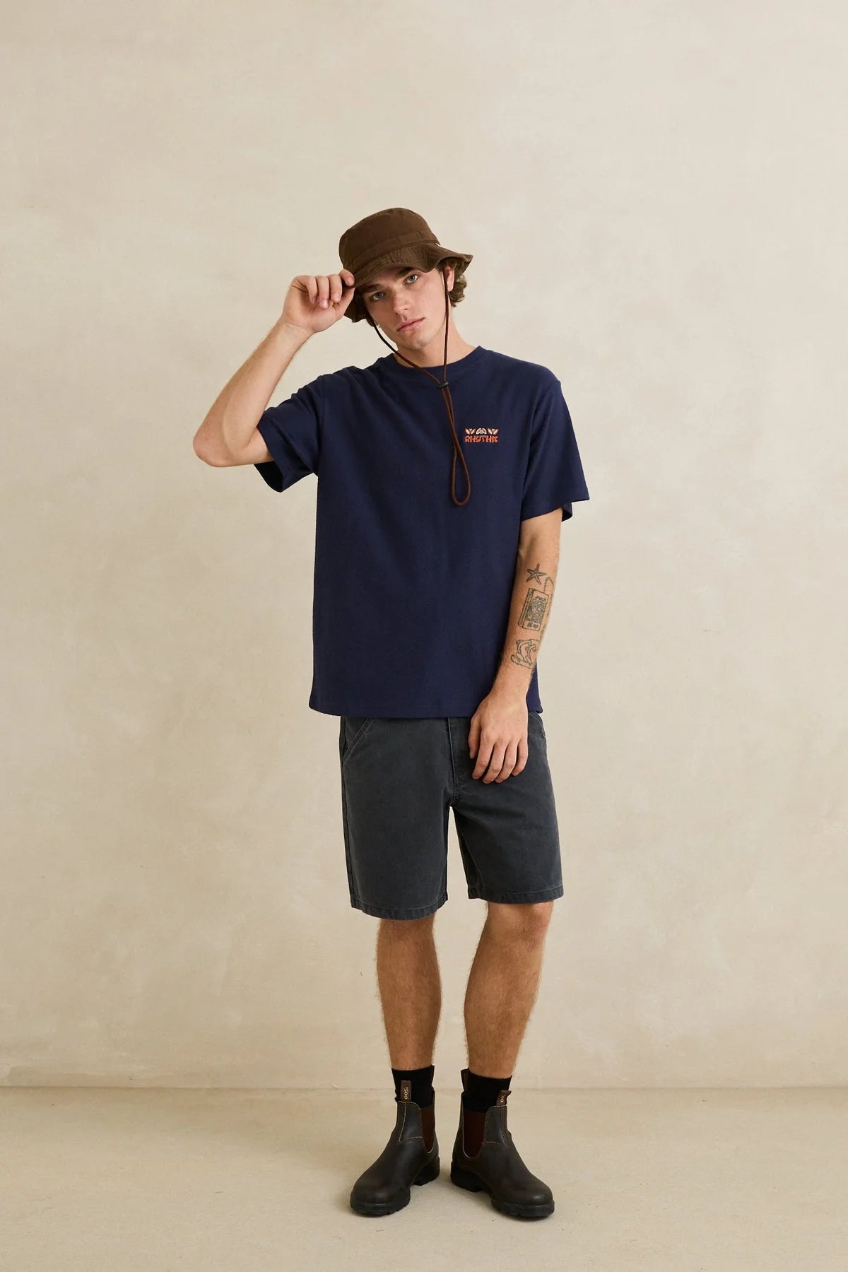 RHYTHM DIEGO SS T-SHIRT – NAVY
