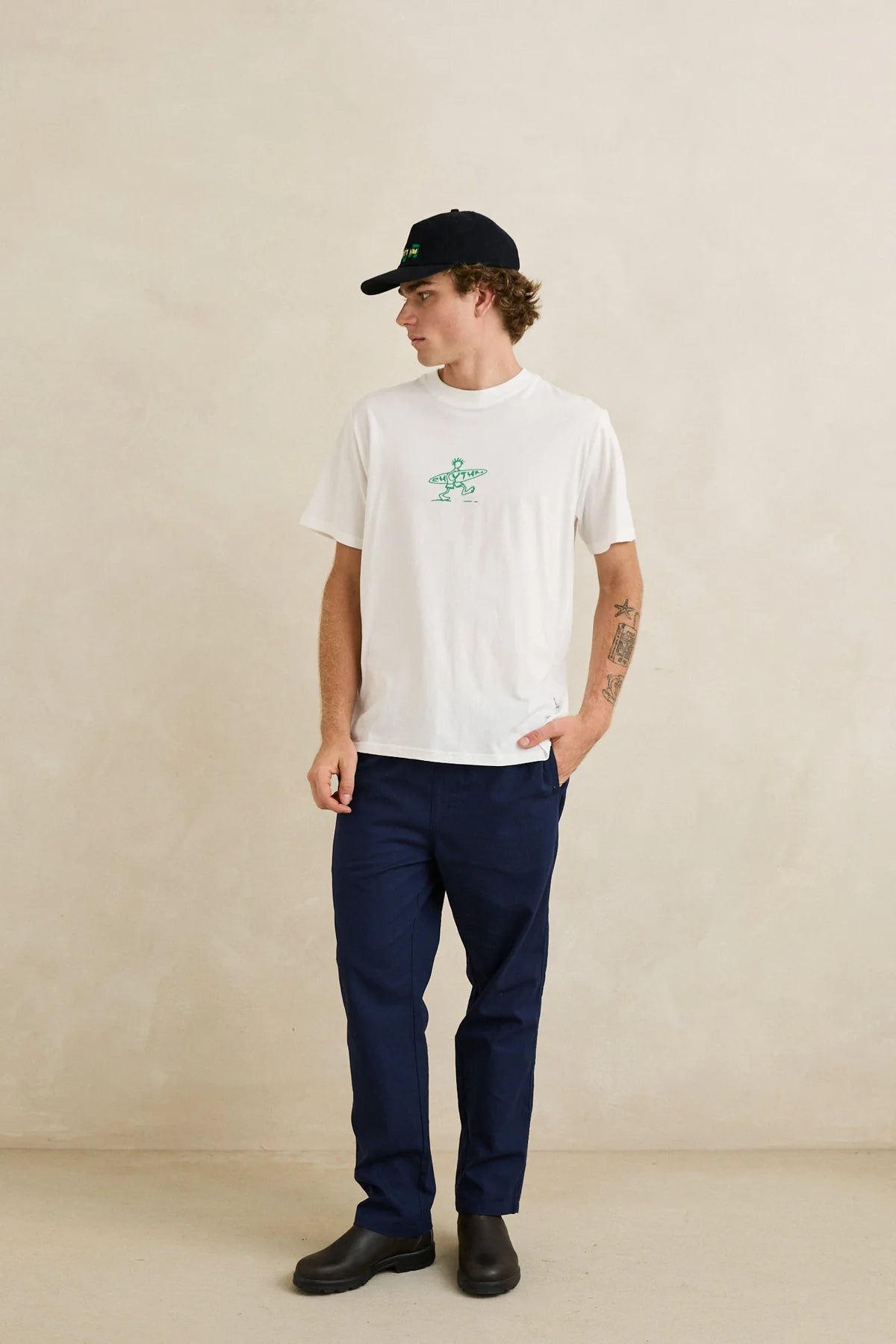RHYTHM DRIFTER SS T-SHIRT – VINTAGE WHITE